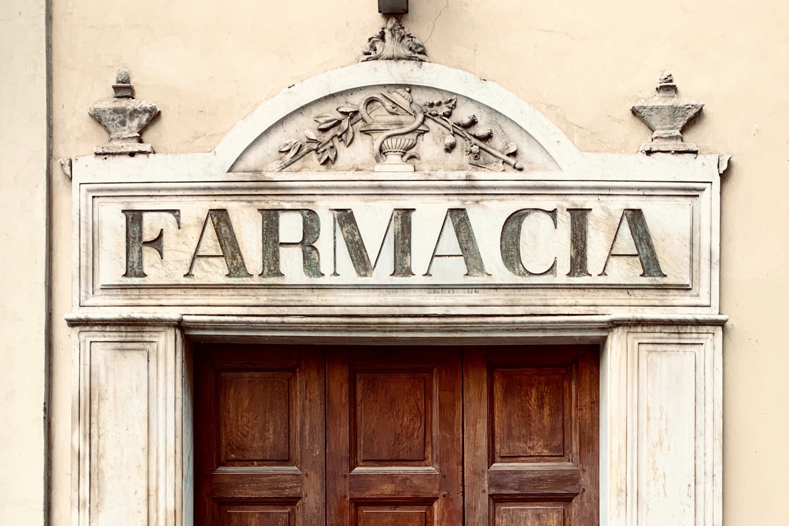 Symbolsk billede Italiensk apotek