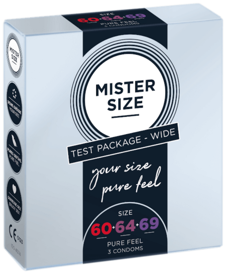 MISTER SIZE Wide tasting sæt 60-64-69 (3 kondomer)