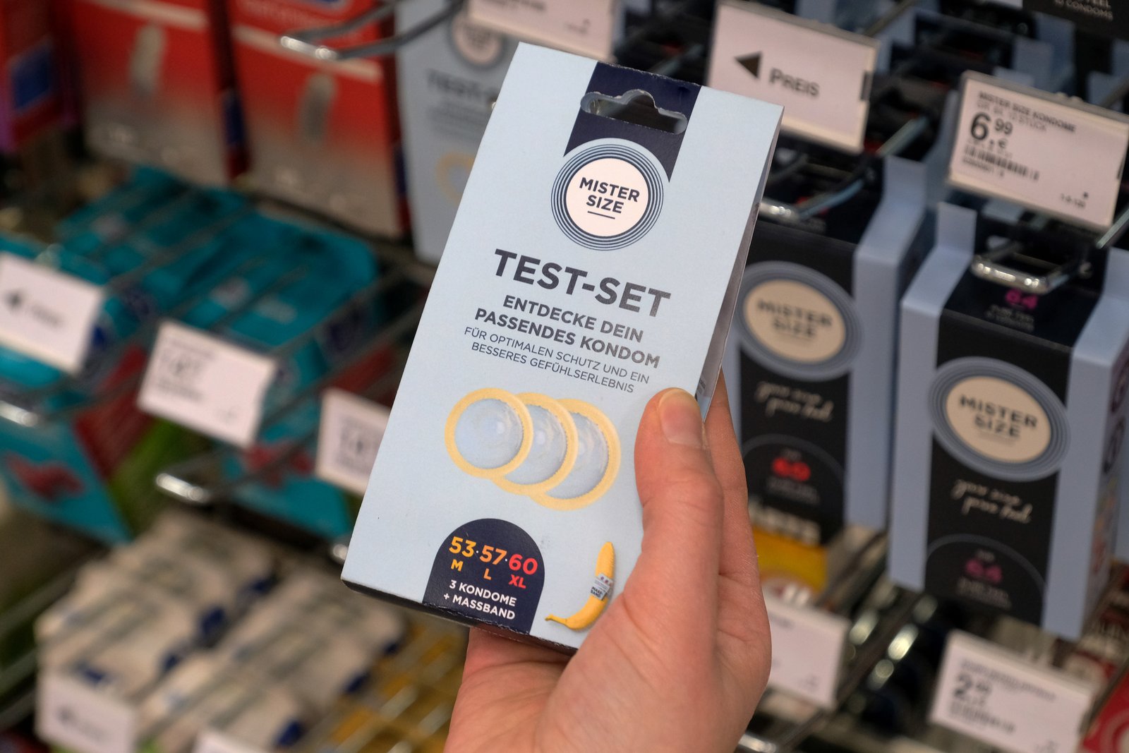 Nyt Mister Size-testsæt hos Müller